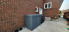 Large Double Waste Bin Enclosure