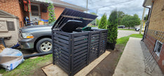 Large Triple Waste Bin Enclosure